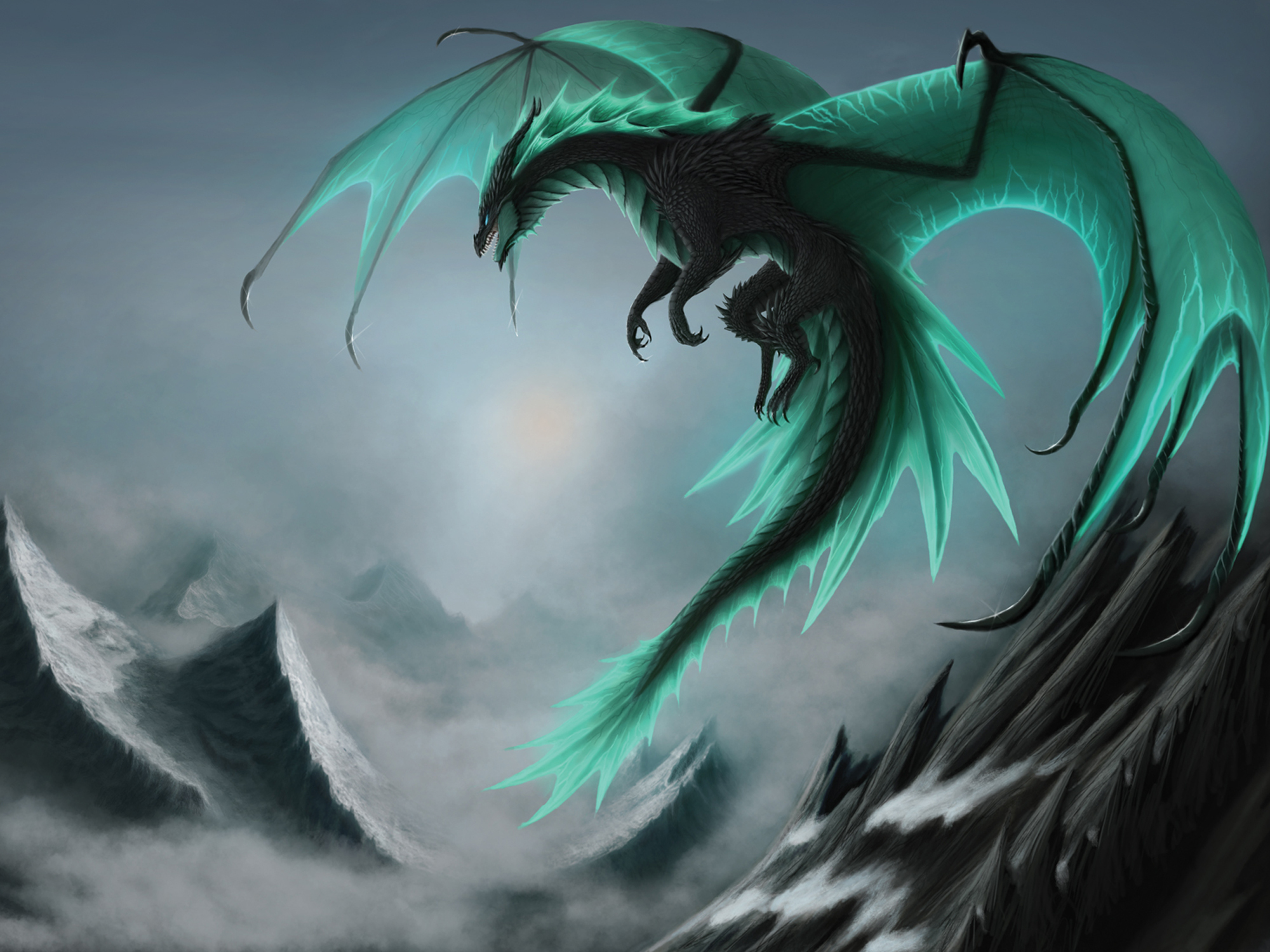 Blue Dragon Desktop Background | Between Two Rocks Blue Dragon Desktop Background | Between Two Rocks