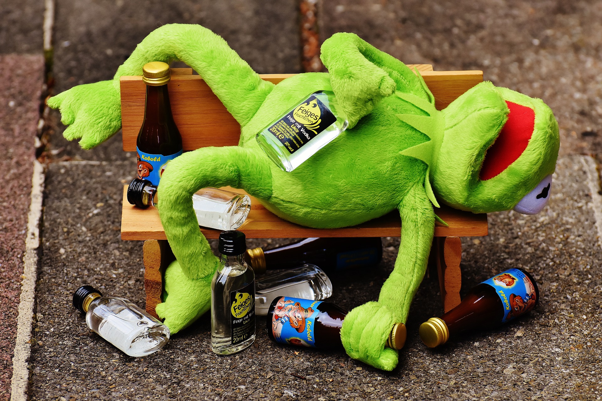 Drunk Kermit