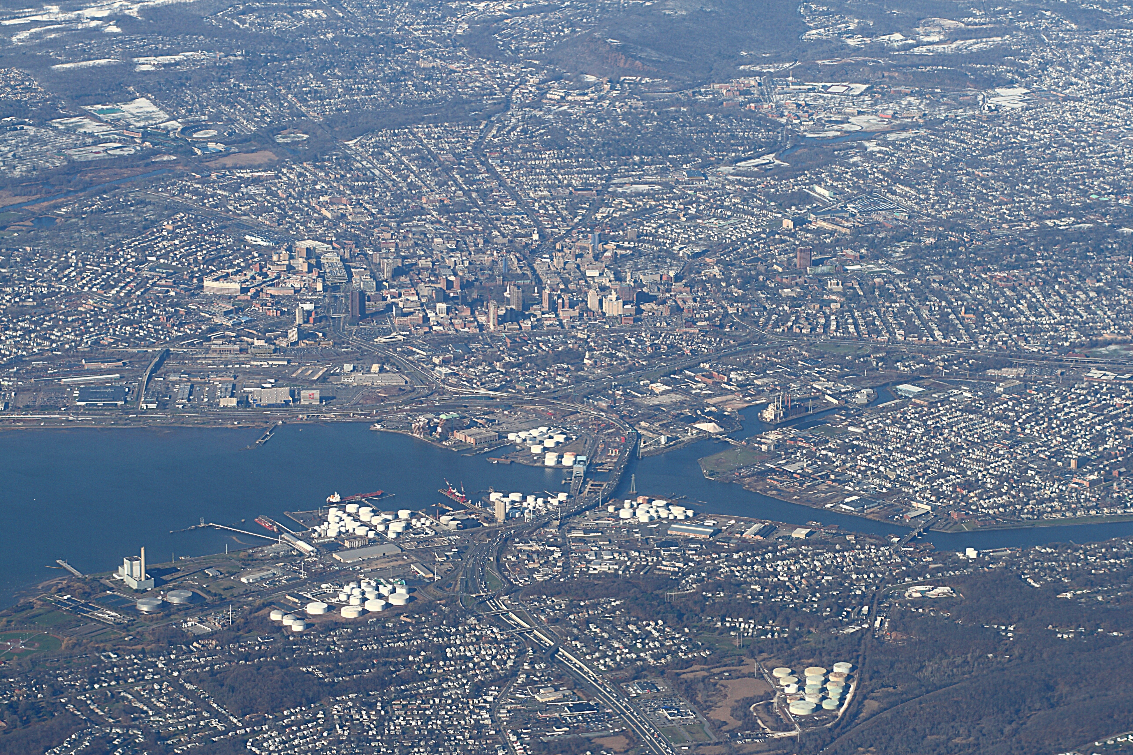 New Haven from above