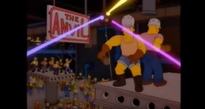 Simpsons Anvil Steelworkers Club