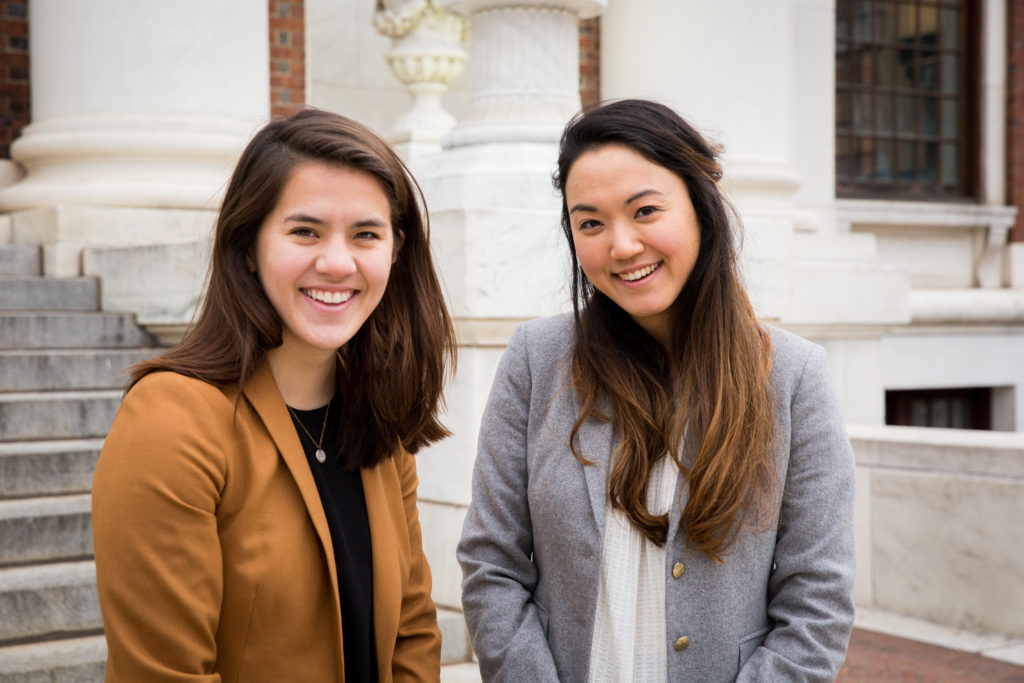 Collab Co-Founders Caroline Smith (left) and Margaret Lee (right)